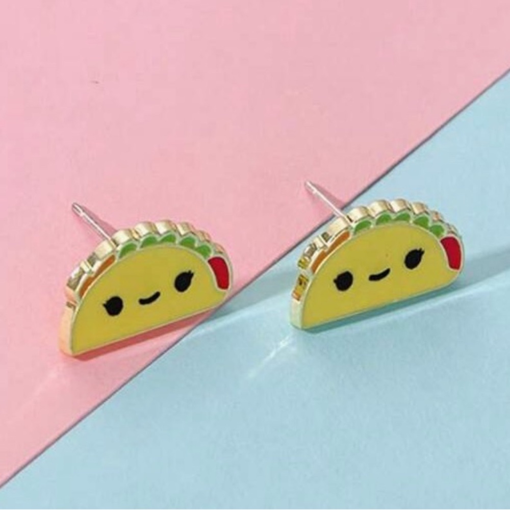 TACO Earring studs NEW - Picture 2 of 2